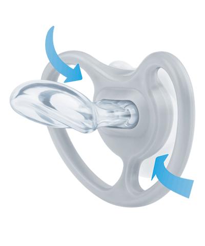 Nuk cumlík space silikónový 18-36m, 2ks, nuk