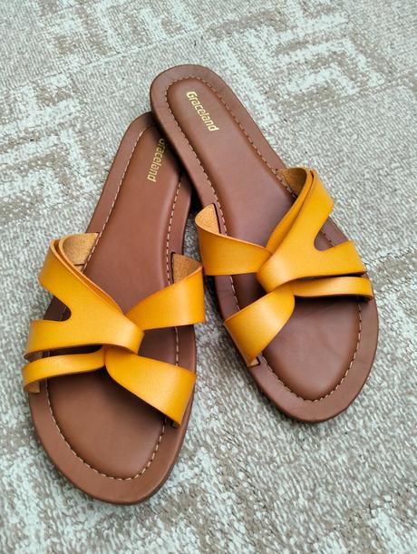 Dámske sandále žlté, graceland,38