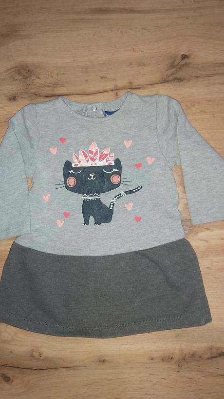 Teplakove saty 74/80, lupilu,74