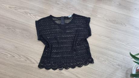 Top háčkovaný, new look,s