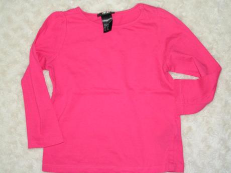 Nenosené tričko, h&m,86