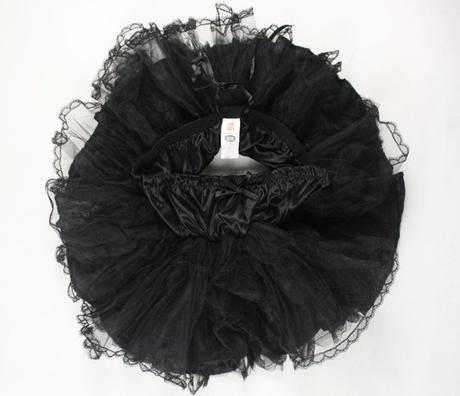 Karnevalová čierna sukňa, 