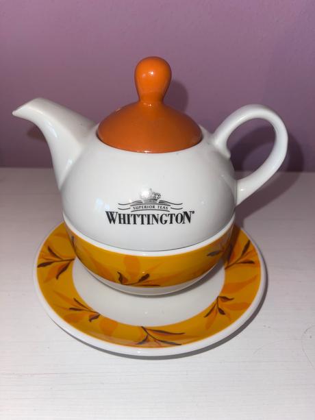 Sada/set čajník, šálka, podšálka - rôzne farby, 