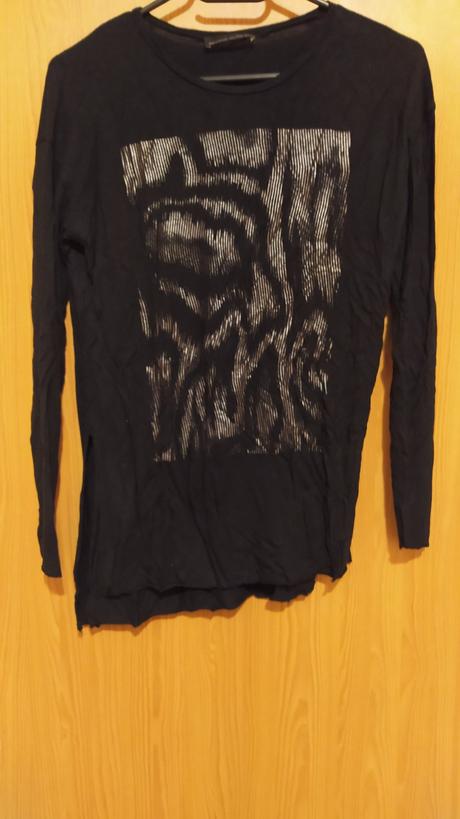 Tricko so striebornou aplikaciou, zara,s