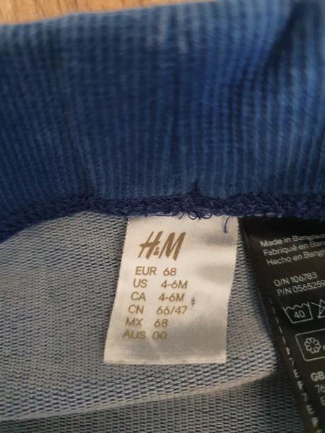 Teplaky, h&m,68