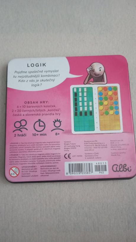 Hra logik na cesty,