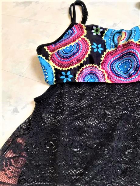 Luxusné krajkové tankini, l