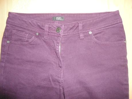 Fialove riflove nohavice, f&f,38