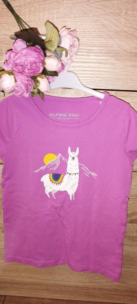 Tričko s lamou alpine pro, alpine pro,122
