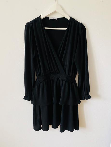 Mango čierne šaty, mango,s