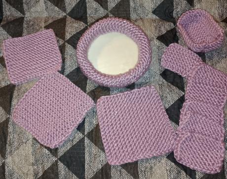 Sada košíka s podložkami, 