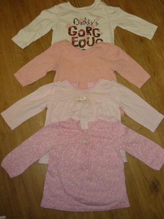 Tričká s dlhým rukávom -62/68, 62