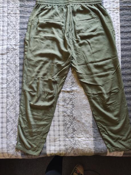 Ľanové nohavice z kvetinkami, bonprix,42