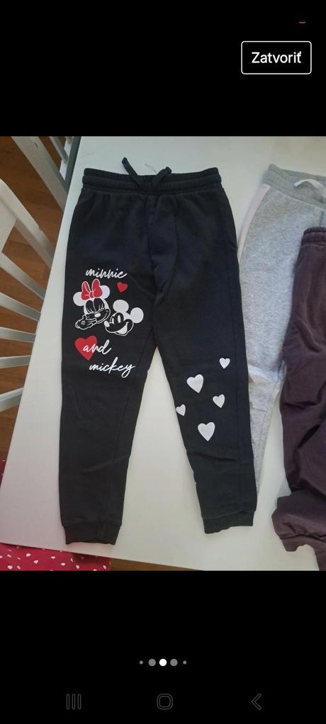 Zateplene teplaky 6/7 rokov, h&m,122