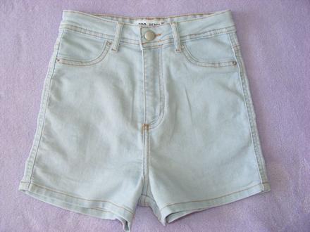 Rifľové šortky cropp denim, xs