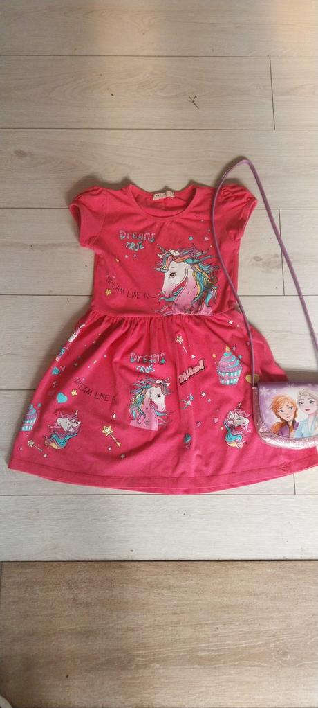 Dievčenské bavlnené šaty, 128