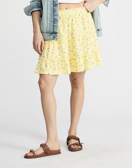Kvietkovaná letná sukňa, f&f,34 / xs