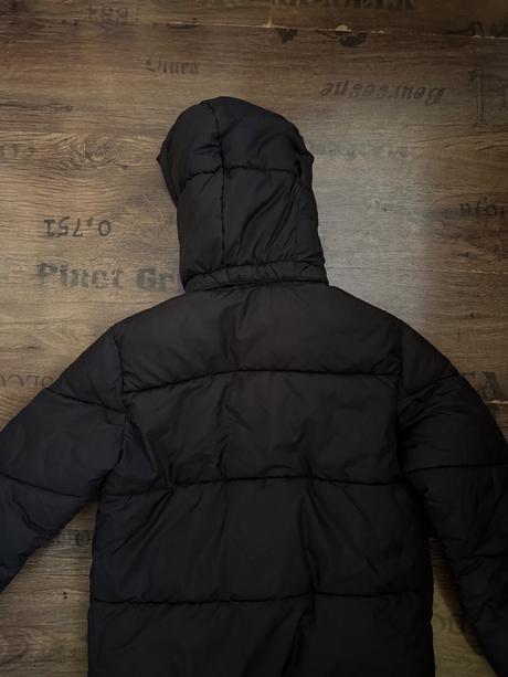 Čierna prešívaná bunda h&m 10-11r., h&m,146