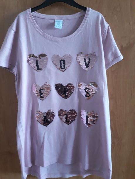 Tričko lindex, krátky rukáv, dievčenské, lindex,164