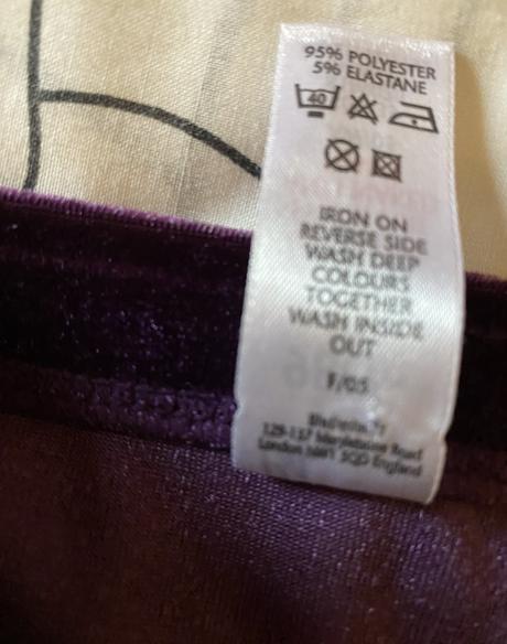 Sametová sukňa zn. bhs v. 98/104, bhs,98