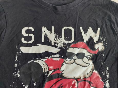 Vianočné tričko snow santa veľ.134, 134