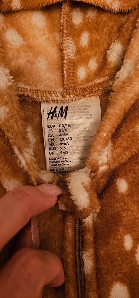 Overal srnček, h&m,110