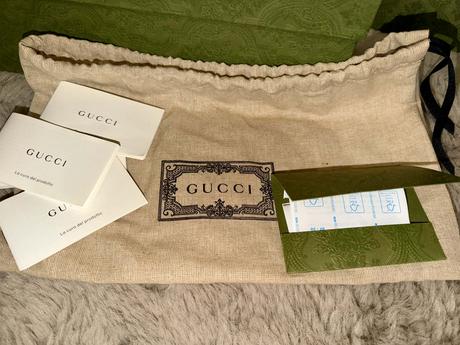 Gucci original komplet balenie s fakturou ladvinka, gucci