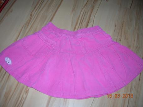 Menčestrová suknička na 2 - 3 roky, 98