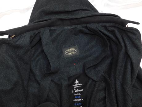 Luxusne panske vlnene glamurne pončo/kabat, l / m / s / xl