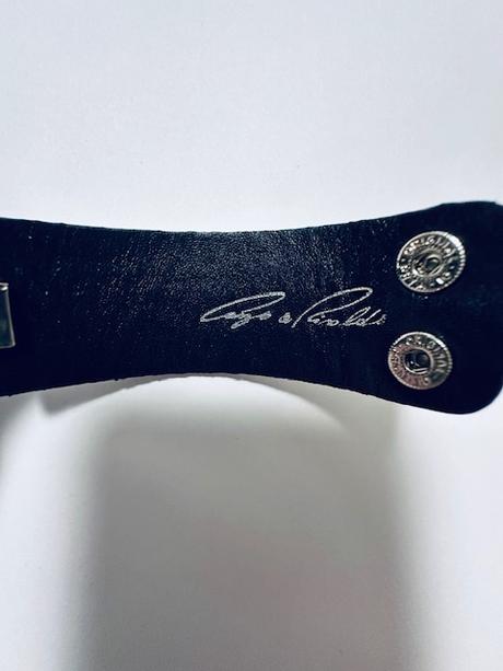 Kožený náramok čierno-strieborný cango & rinaldi, 