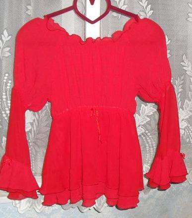 Elegantna cervena tunika, xs