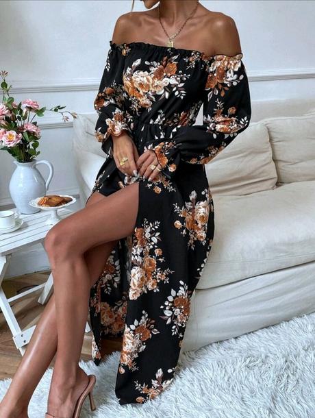 Dámske kvetinové šaty mama a dcéra, 36 - s