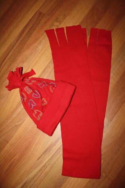 Zimná čiapka a šál, 74