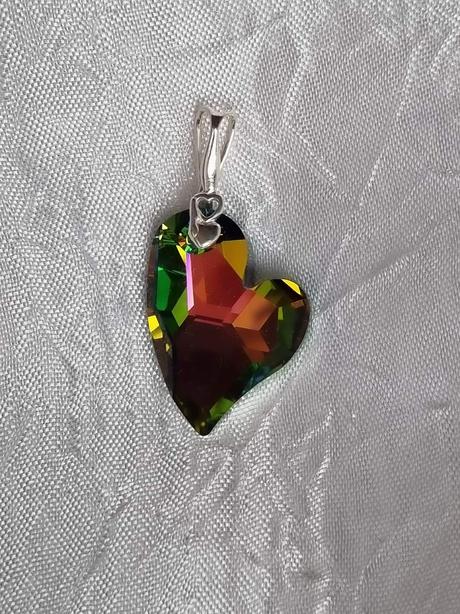 Srdiečko 27mm, swarovski