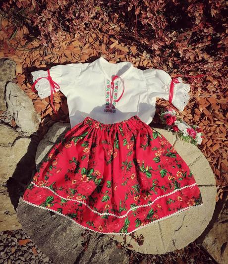 Dievčenský kroj., 104 / 110 / 116 / 122 / 128