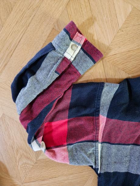Zara voľná káro flanelová košeľa xs, zara,xs