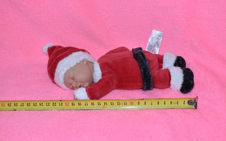 Bábika anne geddes santa klaus,