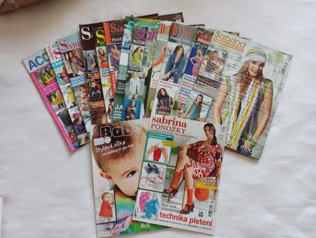Časopisy pletenie, háčkovanie, 
