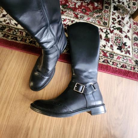 Jazdecké čižmy kožené, gino rossi,39