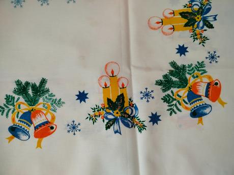Vintage vianočný obrus, 