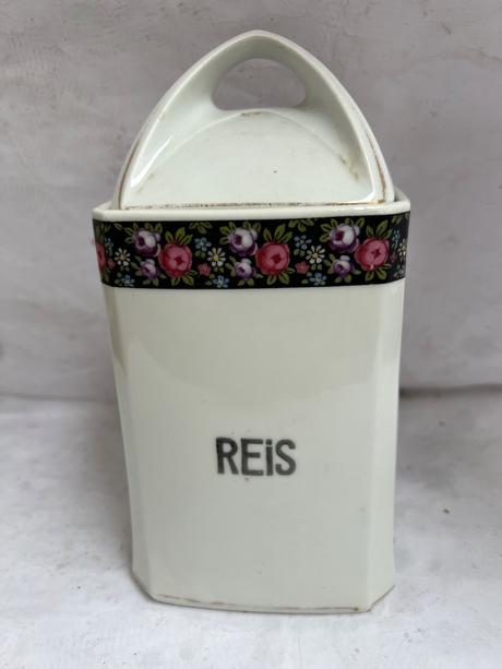 Starozitna reis velka porcelanova korenicka doza, 