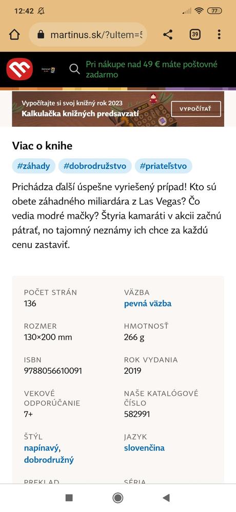 Štyria kamaráti v akcii trinásť modrých mačiek, 