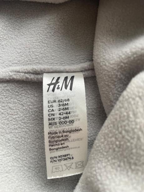Svetloseda pletena ciapka s brmbolcom h&m, h&m,62
