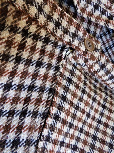 Hrubá zvonová teplá sukňa, m