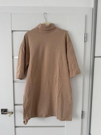 Bežove šaty zara, zara,m
