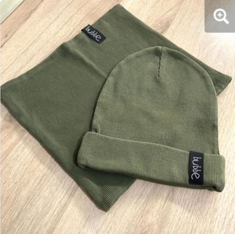 Kvalitny set čiapky a nákrčníka zn. bubbe v.m, bubbe,m