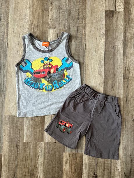 Suprava tricko a kratasy nickelodeon velkost 104, nickelodeon,104