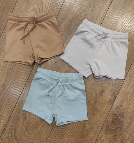 Kraťasy 3 ks, h&m,74