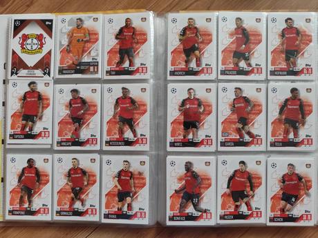 Futbalové kartičky ucc topps match attax 2024/25, 