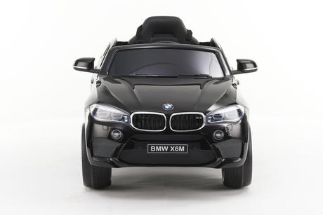Elektrické autíčko bmw x6m new  čierne lakované, 